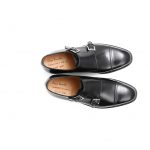 エンツォボナフェ(ENZO BONAFE) ダブルモンクストラップシューズ(double monk strap shoes) EB-02 ホーウィンシェルコードバンHorween Shell Cordovan leather  ブラック(NERO)のイメージ