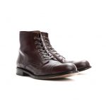 Cuervo (クエルボ) Romeo ロメオ Annonay Vocalou Calf アノネイ社 ボカルーカーフ Goodyear Welt Process グッドイヤーウェルト製法 Leather Sole レザーソール セミドレスブーツ レザーブーツ ドレスシューズ BURGUNDY (バーガンディー・WN) MADE IN JAPAN(日本製) 【1Week 着用 Staff 私物】のイメージ