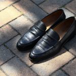 ENZO BONAFE(エンツォボナフェ) 【ART. EB-08】 Coin Loafer (コイン ローファー) LAMA ラマレザー ドレスシューズ ローファー NERO (ブラック) made in italy (イタリア製) 【1Week 着用 Staff.I私物】のイメージ