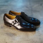 ENZO BONAFE(エンツォボナフェ) 【ART.EB-31】Single Monk Strap Shoes シングルモンクストラップシューズ ANILVEAU ドレスシューズ #132918 BLACK (ブラック) made in italy (イタリア製) 2018年 春夏モデルのイメージ