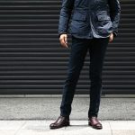 【INCOTEX SLACKS / インコテックススラックス】1ST603 SLIM FIT スリムフィット TRICOCHINO STRETCH ガーメントダイ  ストレッチ コットントラウザー チノパンツ NAVY (ネイビー・825) 2017 秋冬新作のイメージ