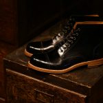 Cuervo (クエルボ) 【2017 AW NEW MODEL】 Romeo(ロメオ) 【CORDOVAN / コードバン】 Goodyear Welt Process グッドイヤーウェルト製法 Double Leather Sole ダブルレザーソール セミドレスブーツ レザーブーツ ドレスシューズ BLACK (ブラック・BK) MADE IN JAPAN(日本製) 【Special Model 1st sample】のイメージ