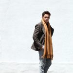 Johnstons (ジョンストンズ) WA56 STOLE Cashmere 100% カシミア 大判 ストール DARK CAMEL (ダークキャメル・SB0311) Made in Scotland (スコットランド製) 2017秋冬のイメージ