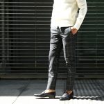 【VIGANO / ヴィガーノ】 RELAX SLACKS (リラックス スラックス) ウィンドウペンチェック ウール テーパード イージーパンツ スラックス MEDIUM GRAY (ミディアムグレー・951) 2017 秋冬新作のイメージ