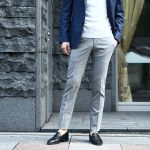 PT01 (ピーティーゼロウーノ) BUSINESS SUPER SLIM FIT (スーパースリムフィット) ストレッチ トロピカル サマーウール スラックス GRAY (グレー・0230) 2018 春夏新作のイメージ