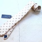 FRANCO BASSI (フランコバッシ) PAISLEY TIE (ペイズリータイ) シルク ジャガード ペイズリー ネクタイ BEIGE (ベージュ・1) Made in italy (イタリア製) 2018 春夏新作のイメージ