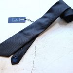 FRANCO BASSI (フランコバッシ) SOLID TIE (ソリッドタイ) シルク ソリッド ネクタイ BLACK (ブラック・18) Made in italy (イタリア製) 2018 春夏新作のイメージ