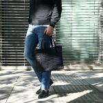 Cisei × 山本製鞄 (シセイ × 山本製鞄) Crocodile Tote Bag Medium (クロコダイル トートバッグ ミディアム) Nile Crocodile Leather (ワニ革) ナイル クロコダイル トート バッグ BLACK(ブラック),NAVY(ネイビー),BROWN(ブラウン) Made in Japan (日本製)のイメージ