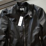 EMMETI (エンメティ) ANDREA (アンドレア) Lambskin Nappa Leather ラムナッパレザー 中綿入り シングル ライダース ジャケット NERO (ブラック・190/1) Made in italy (イタリア製) 2018 秋冬　【ご予約開始します】のイメージ