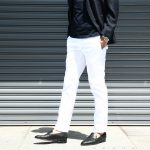 PT01 (ピーティーゼロウーノ) BUSINESS (ビジネス) SUPER SLIM FIT (スーパースリムフィット) Lux Cloth ストレッチ コットン スラックス パンツ WHITE (ホワイト・0010) 2018 春夏新作のイメージ