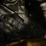 EMMETI (エンメティ) JAXON PITONE (ジャクソン ピトーネ) Lambskin Nappa Leather × Pitone Leather ラムナッパレザー × パイソンレザー ジャケット NERO (ブラック・190/1) Made in italy (イタリア製) 2018 秋冬のイメージ