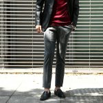 PT01 (ピーティーゼロウーノ) TRAVEL & RELAX SUPER SLIM FIT (スーパースリムフィット) ストレッチ ウォッシャブル トロピカル サマーウール スラックス MEDIUM GRAY (ミディアムグレー・0230) 2018 春夏新作のイメージ