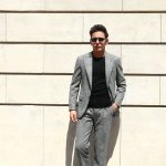 LARDINI (ラルディーニ) SARTORIA (サルトリア) フラノウール生地 ブリティッシュ グレンチェック スーツ GRAY (グレー・11) 2018 秋冬 【ご予約受付中】のイメージ