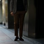 INCOTEX (インコテックス) N35 SLIM FIT (1NT035) SUPER 100’S CARDED FLANNEL フランネル ウール スラックス BROWN (ブラウン・640) 2018秋冬新作のイメージ