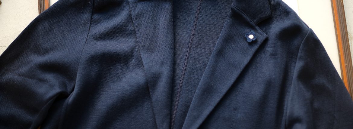 LARDINI (ラルディーニ) Milano Rib Knit Jacket (ミラノリブ ニット