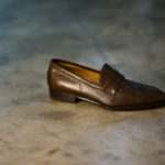 ENZO BONAFE (エンツォボナフェ) ART. EB-08 Crocodile Coin Loafer (クロコダイル コイン ローファー) Mat Crocodile Leather マット クロコダイル レザー ドレスシューズ ローファー COCCO DARK BROWN (ブラウン) made in italy (イタリア製) 2019 秋冬 【ご予約受付開始】のイメージ