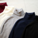 Cuervo (クエルボ) Sartoria Collection (サルトリア コレクション) John(ジョン) Turtle Neck Sweater (タートルネックセーター) ウールニット セーター BLACK (ブラック),NAVY(ネイビー),GRAY(グレー),WHITE(ホワイト),BORDEAUX (ボルドー) MADE IN JAPAN (日本製) 2019 秋冬のイメージ