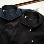 Cuervo (クエルボ) Sartoria Collection (サルトリア コレクション) Pier(ピエル) STRETCH COTTON ストレッチコットン シャツ BLACK (ブラック),NAVY(ネイビー) MADE IN ITALY (イタリア製) 2019 春夏新作のイメージ