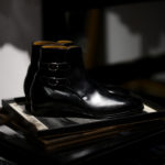 ENZO BONAFE(エンツォボナフェ) ART.3995 Double strap boot Du Puy Vitello デュプイ社ボックスカーフ ダブルストラップブーツ NERO (ブラック) made in italy (イタリア製) 2019 春夏新作のイメージ