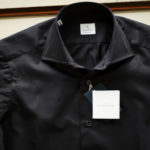 AVINO(アヴィーノ) Poplin Dress Shirts コットン ブロード ポプリン ドレスシャツ NAVY(ネイビー) made in italy (イタリア製) 2019 秋冬新作 【入荷しました】【フリー分発売開始】のイメージ