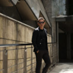 Cruciani (クルチアーニ) Cotton Jersey Jacket (コットンジャージージャケット) Micro Smooth Cotton マイクロスムースコットン ニット ジャケット BLACK (ブラック・2000) made in italy (イタリア製) 2019 春夏新作のイメージ