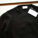 Settefili Cashmere (セッテフィーリ カシミア) Cashmere Crew Neck Sweater ローゲージ カシミアニット セーター BLACK (ブラック・CG102) made in italy (イタリア製) 2019 秋冬新作のイメージ