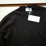 Settefili Cashmere (セッテフィーリ カシミア) Silk Cashmere Crew Neck Sweater ハイゲージ シルクカシミア ニット セーター BLACK (ブラック・CS22) made in italy (イタリア製) 2019 秋冬新作のイメージ