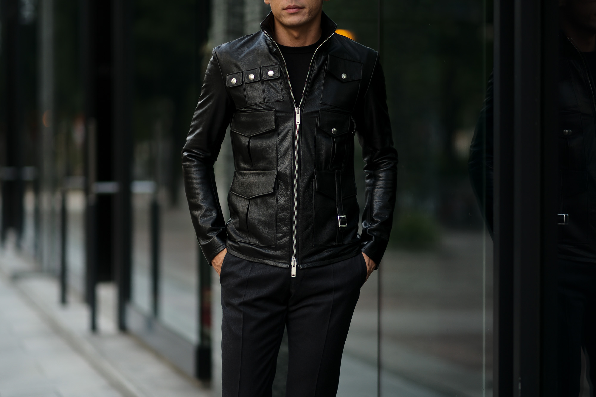 Cuervo (クエルボ) Satisfaction Leather Collection (サティスファクション レザー コレクション) HUNK(ハンク) BUFFALO LEATHER (バッファロー レザー) レザージャケット BLACK(ブラック) MADE IN JAPAN (日本製) 2019 秋冬新作 愛知 名古屋 altoediritto アルトエデリット バイオハザード ハンク バイオ BIOHAZARD