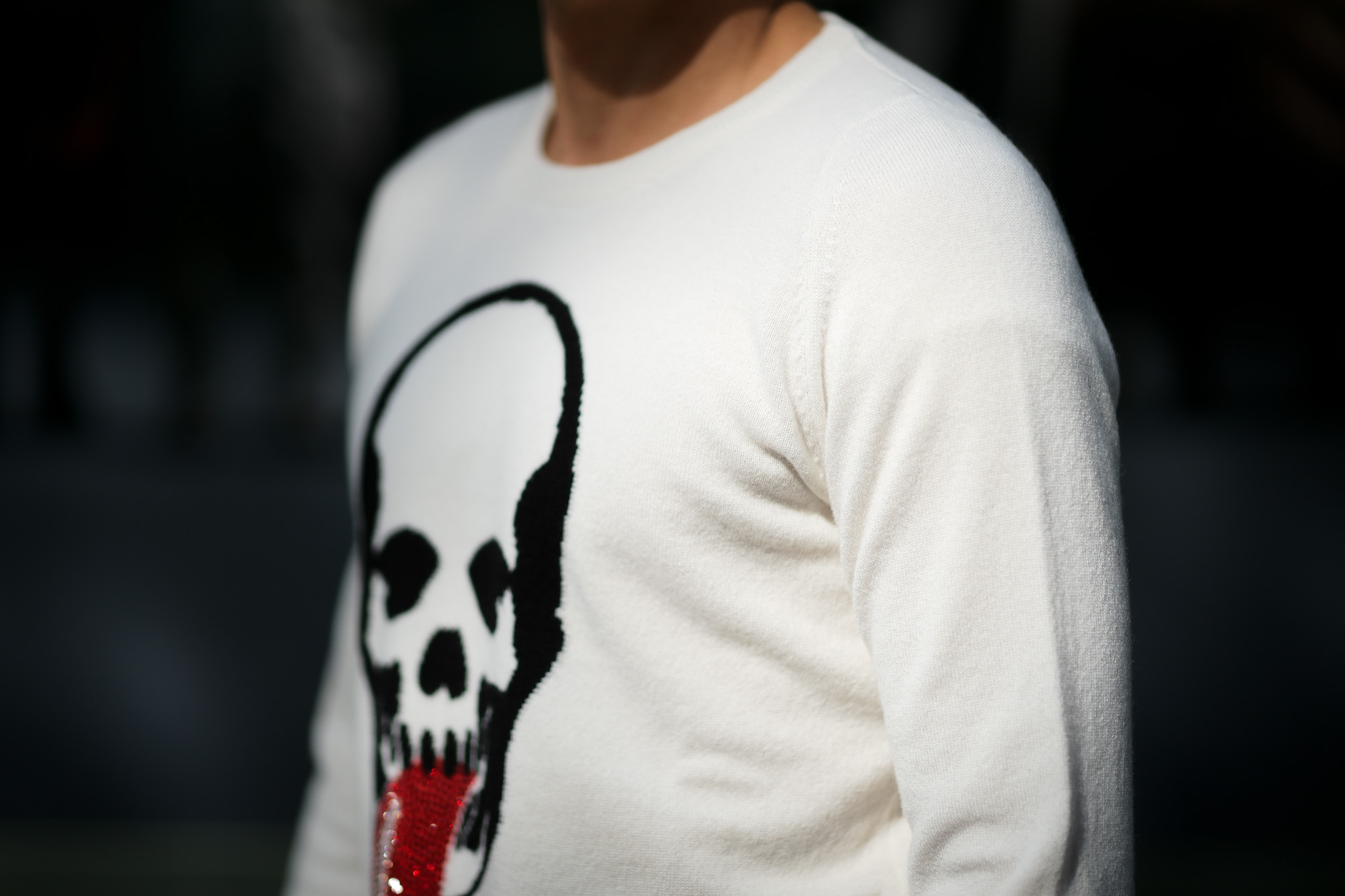lucien pellat-finet (ルシアン ペラフィネ) Skull Tongue Cashmere ...