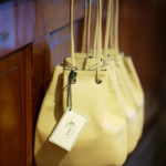 Cisei(シセイ) Drawstring Bag (ドローストリングバッグ) Lindos Leather (リンドス レザー) レザードローストリングバック 巾着 BEIGE (ベージュ) Made in italy (イタリア製) 2020春夏新作のイメージ