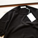 Cruciani(クルチアーニ) 33G Knit T-shirt 33ゲージ コットン ニット Tシャツ BLACK (ブラック・Z0048)  made in italy (イタリア製) 2020 春夏新作 【入荷しました】【フリー分発売開始】のイメージ