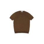 Gran Sasso (グランサッソ) Silk Knit T-shirt (シルクニット Tシャツ) SETA (シルク 100%) ショートスリーブ シルク ニット Tシャツ GOLD (ゴールド・170)　made in italy (イタリア製) 2020 春夏新作  【入荷しました】【フリー分発売開始】のイメージ