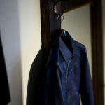 cuervo bopoha(クエルボ ヴァローナ) Satisfaction Leather Collection (サティスファクション レザー コレクション) JACK (ジャック) LAMB LEATHER (ラムレザー) シングル レザー ジャケット VIOLET BLUE (ヴァイオレットブルー) MADE IN JAPAN (日本製) 2020 秋冬 【Special Model】のイメージ