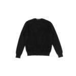 MANRICO CASHMERE (マンリコ カシミア) Super Cashmere Crew Neck Sweater (スーパーカシミア クルーネック セーター) ハイゲージ アラシャンカシミヤニット セーター BLACK (ブラック) made in italy (イタリア製) 2020 秋冬新作 【入荷しました】【フリー分発売開始】のイメージ