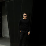 ZANONE(ザノーネ) Crew Neck Sweater (クルーネック セーター) VIRGIN WOOL 100% ミドルゲージ ウールニット セーター BLACK (ブラック・Z0015) made in italy (イタリア製) 2020 秋冬 【ご予約受付中】のイメージ