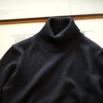 ZANONE(ザノーネ) Turtle Neck Sweater (タートルネックセーター) VIRGIN WOOL 100% ミドルゲージ ウールニット セーター NAVY (ネイビー・Z1375) made in italy (イタリア製) 2020 秋冬 【ご予約受付中】のイメージ