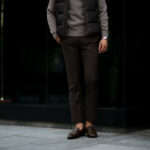 INCOTEX (インコテックス) N35 SLIM FIT (1T0N35) SUPER 100’S WOOLLEN TWILL サージウール スラックス BROWN (ブラウン・615) 2020 秋冬新作 【入荷しました】【フリー分発売開始】のイメージ