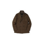 MONTECORE (モンテコーレ) P-coat (Pコート) LoroPiana (ロロピアーナ) RAIN SYSTEM レインシステム フラノウールシルク ダウン ピーコート BROWN (ブラウン・29) 2020 秋冬新作  【入荷しました】【フリー分発売開始】のイメージ