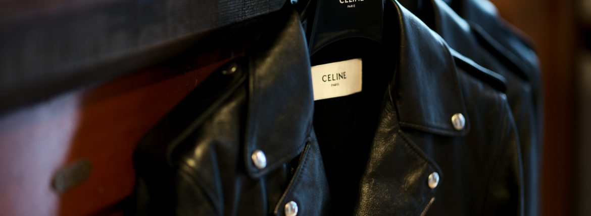 134 CELINE セリーヌ 革手袋 レザー ブラック