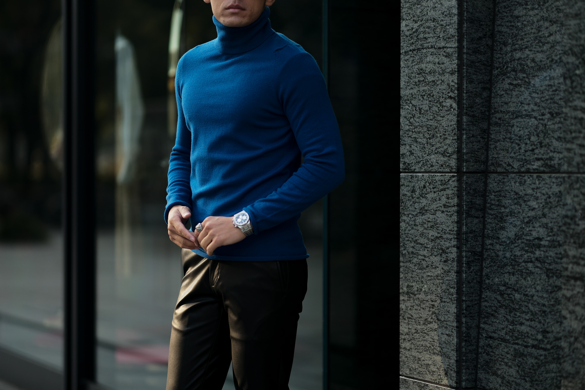 lucien pellat-fine (ルシアン ペラフィネ) Cashmere Roll Neck ...