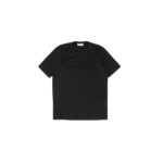 Gran Sasso (グランサッソ) Crew Neck T-shirt (クルーネック Tシャツ) Mercerised Cotton マーセライズドコットン Tシャツ BLACK (ブラック・099)　made in italy (イタリア製) 2021春夏新作のイメージ