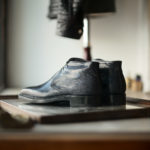 ENZO BONAFE (エンツォボナフェ) ART.3722 Chukka boots Lizard Leather リザード エキゾチックレザー チャッカブーツ BLUE (ブルー) made in italy (イタリア製) 2021 【Special Model】【入荷しました】【フリー分発売開始】のイメージ