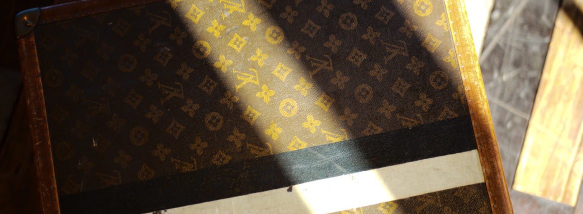 Louis Vuitton M75122 Scialle Monogram Shine Brown Silk Wool ref