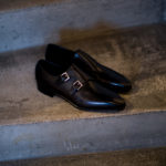 ENZO BONAFE “ART.EB-36” Double Monk Strap Shoes INCA Leather NERO 2022のイメージ