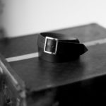 FIXER(フィクサー) FBL-01 CLASSIC LEATHER BELT 925 STERLING SILVER(925スターリングシルバー) クラシック レザーベルト BLACK(ブラック)のイメージ