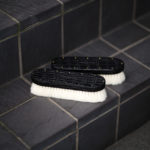 THE SOLE (ザ ソール) 山羊毛 クロコダイルレザー 洋服ブラシ BLACK (ブラック) MADE IN JAPAN (日本製)のイメージ