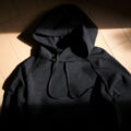 RIVORA(リヴォラ) R28-MKPK001 Wool Knit Hoodie Black (010・ブラック) 2023秋冬 【ご予約受付中】のイメージ