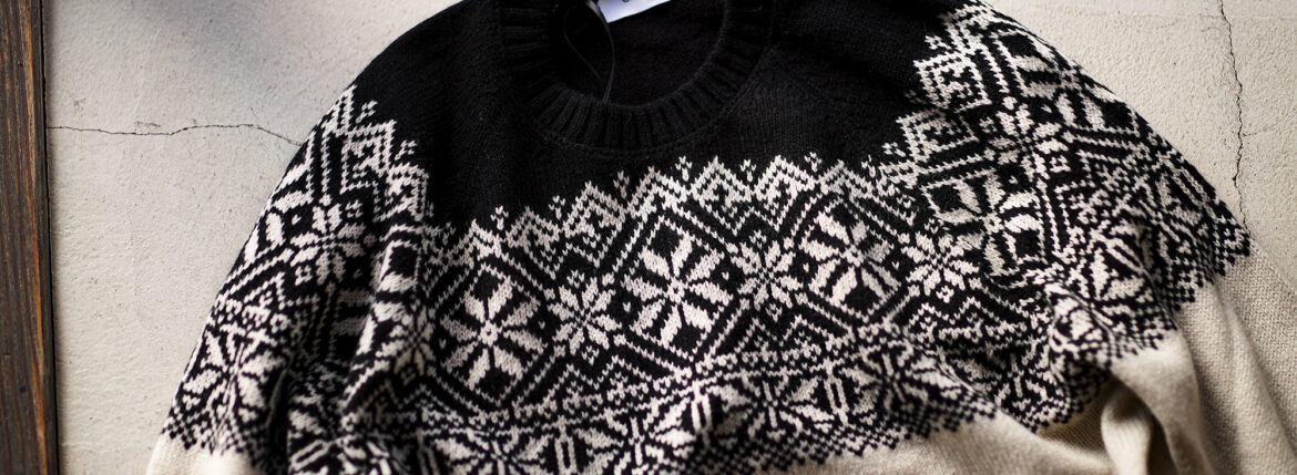 Gran Sasso (グランサッソ) Nordic Wool Sweater (ノルディック ウール