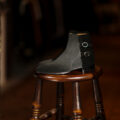 ENZO BONAFE (エンツォボナフェ) ART.3995 Double strap boots CHARLES F. STEAD Superbuck チャールズFステッド社 スーパーバック スエード ダブルストラップブーツ NERO(ブラック) made in italy (イタリア製)のイメージ