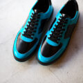 WH WHA-1900 New Vodka Leather SNEAKERS BLACK × BLUE 2024SS【Size 9】のイメージ